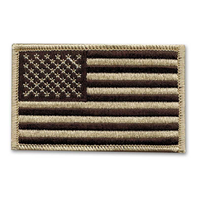 Desert Camo American Flag Patch