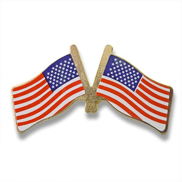 SMALL 3/4" UNITED STATES AMERICAN FLAG Hat Pin 14876 2ND HO