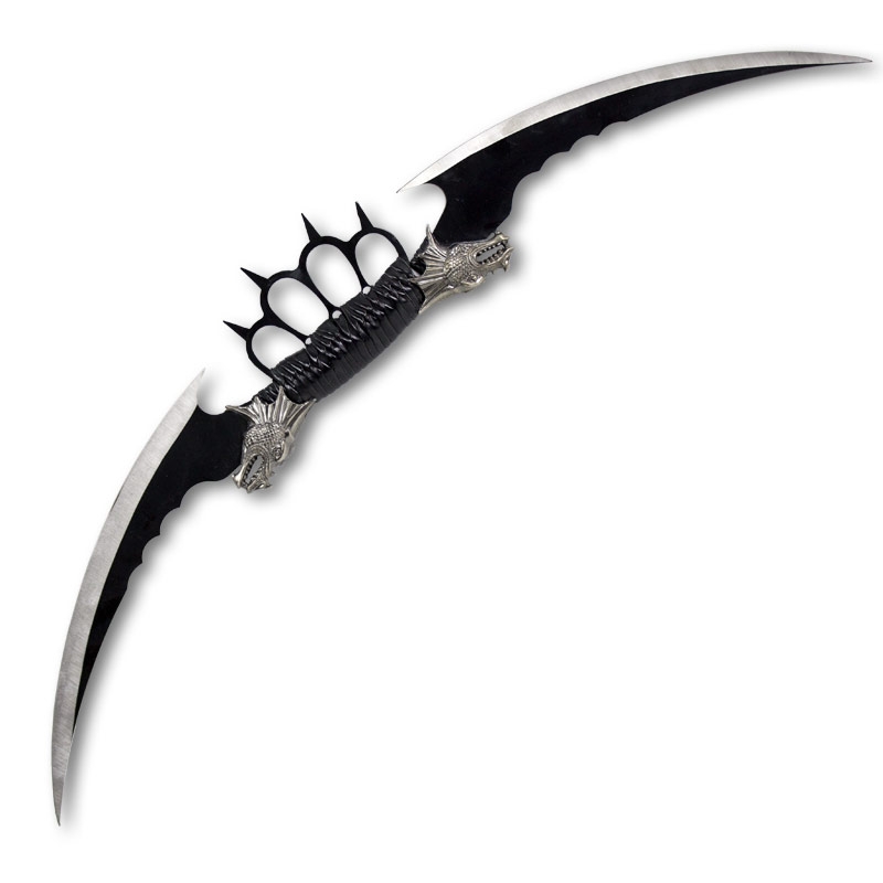 Dragon Claw Crescent Knife Double Blade Sword Fantasy Weapons Karatemart Com