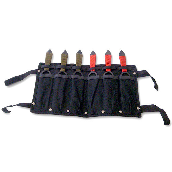 Dragon Throwing Knife Set With Leg Sheath, Arrowhead Knife Set With
