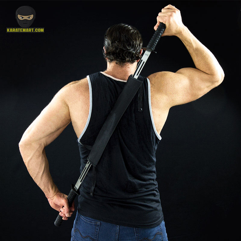 Dual Ninja Sword Set - Twin Ninjutsu Swords - Sword with Back