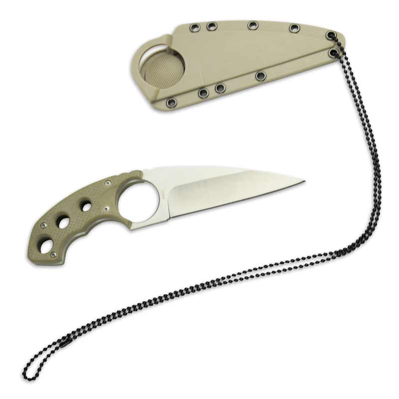 Eagles Claw Neck Knife - Finger Hole Neck Knives - Neck Knife with Sheath