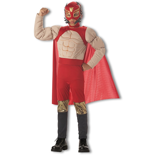 El Diablo Luchador - Kids Mexican Wrestler Costume - Child Size Mexican  Wrestling Outfits