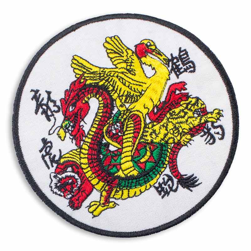 Five Animal Patch - Kung Fu Patches - 5 Animals of Kung Fu Patch