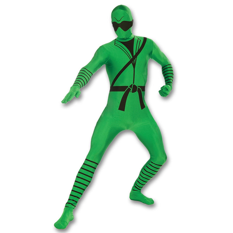 Green Ninja Morph Suit Costume - Green Ninja Halloween Outfits - Green ...