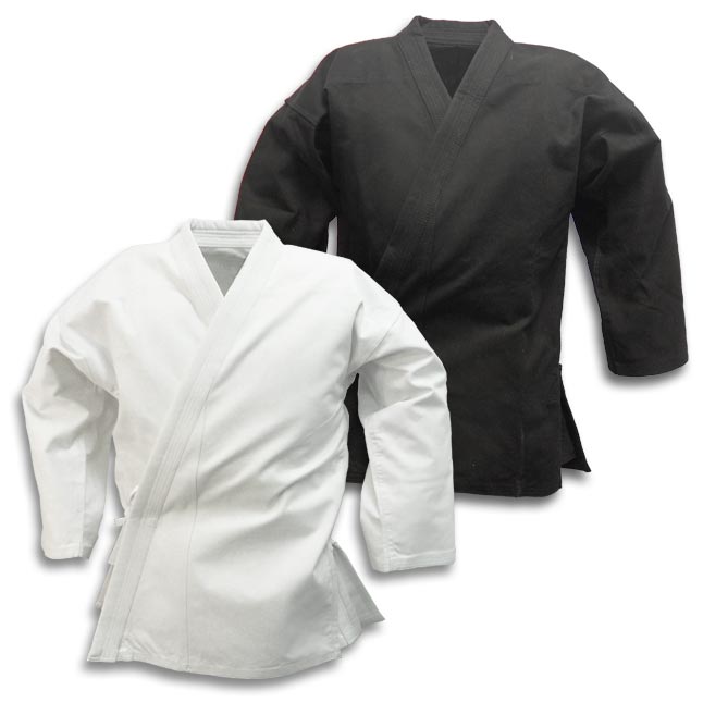 Karate Jacket Heavy W't 12 OZ 100% Cotton Preshrunk Martial Arts Gi New 