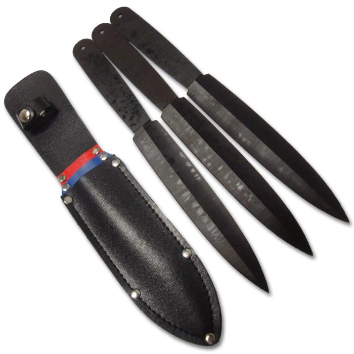 Jumbo Throwing Knives Extra Large Thrower Knife Set Long Blade