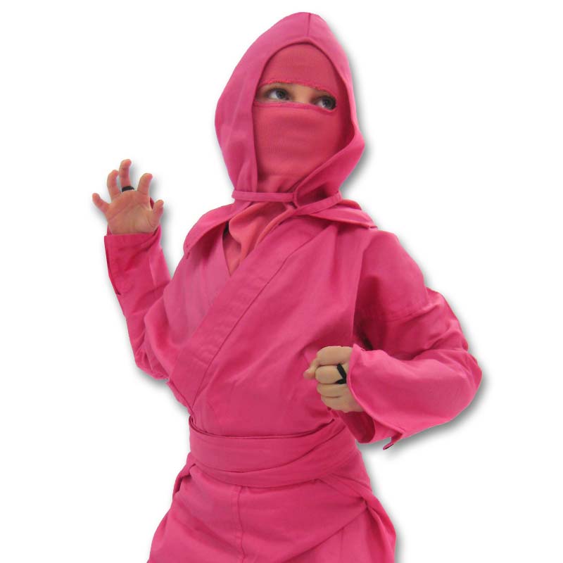 Kids Pink Ninja Uniform