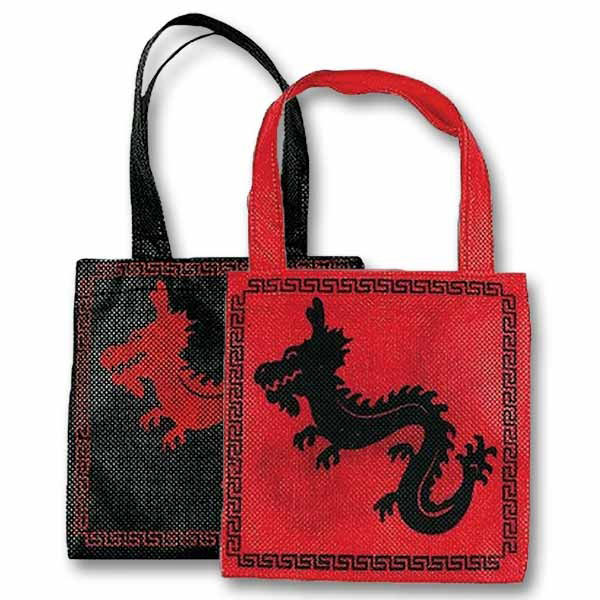 Lucky Dragon Gift Bags Asian Gift Grab Bags Ninja Party Favors
