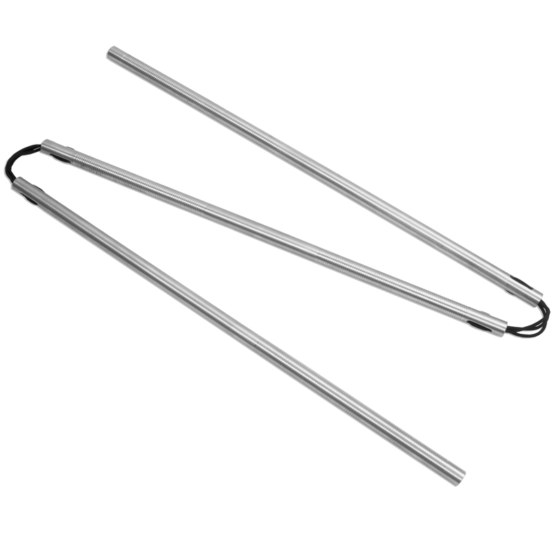 Machined Aluminum 3Section Staff Metal Staffs ThreeSection Metal