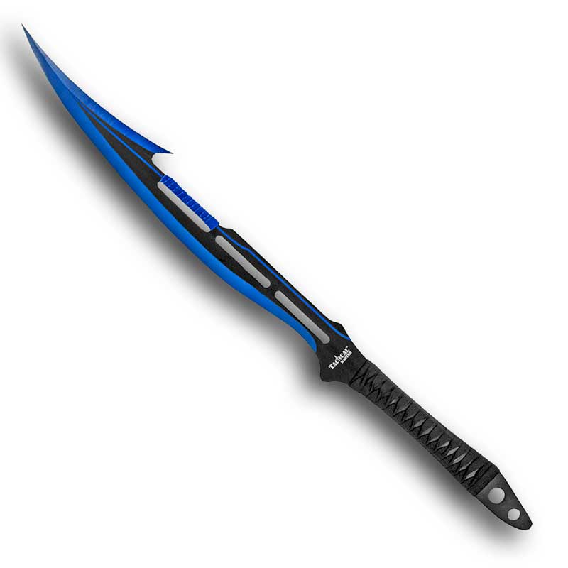 Midnight Storm Ninja Sword - Full Tang Ninja Swords - Blue and 
