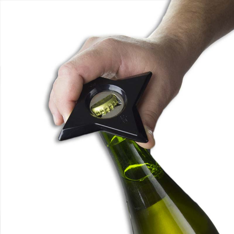 Ninja Star Bottle Opener - Party Favors and Novelties - Magnet
