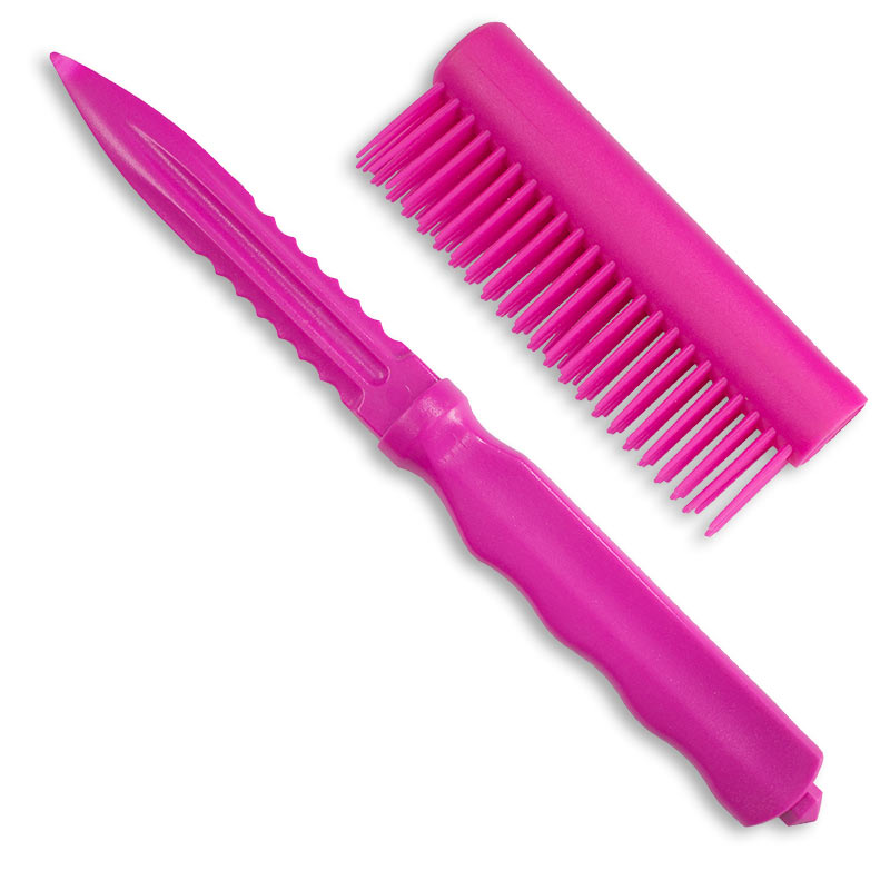 Pink Hidden Brush Knife
