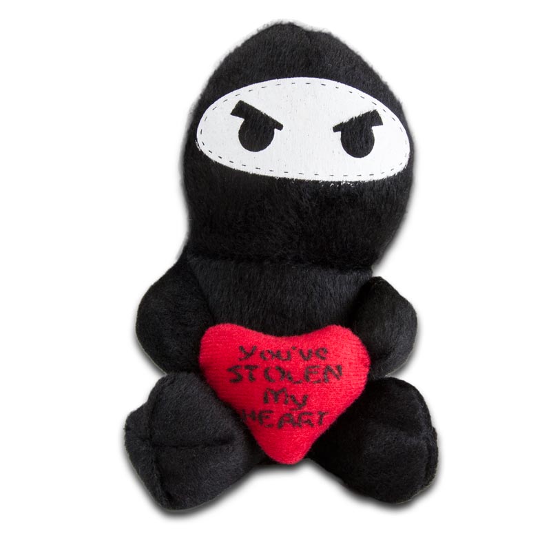 Plush Heart Ninja - Plushies - Romantic Gifts 