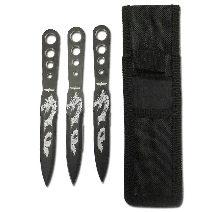 Precise White Dragon Throwing Knives Balanced Throwing Knife