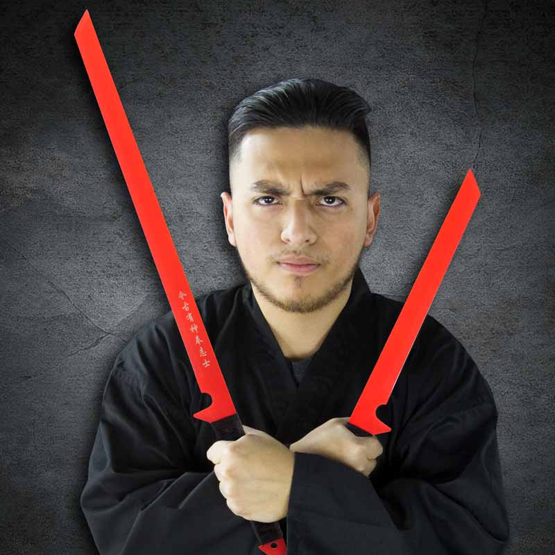 Red Fury Ninja Swords