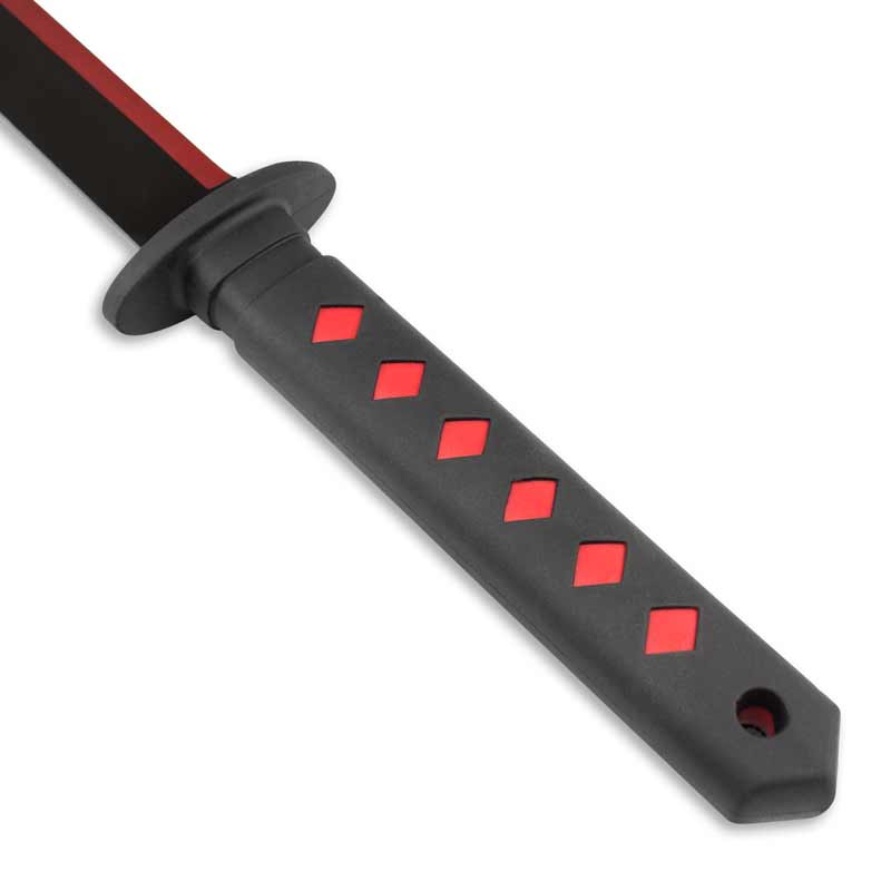 Black And Red Kunai Darts - Stainless Steel Ninja Darts - Red Ribbon Kunai Throwers