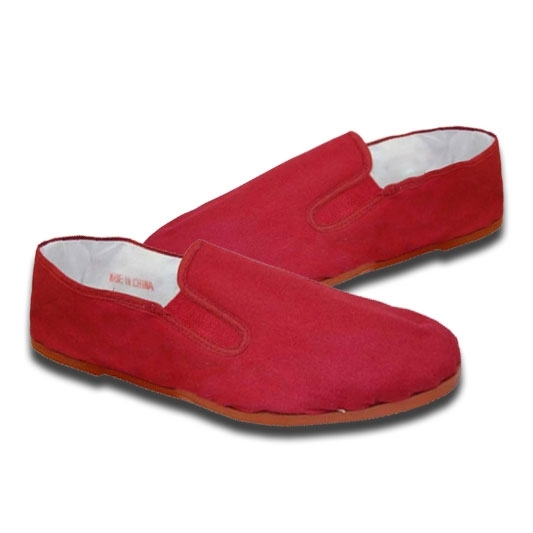 Red Rubber Kung Fu Shoes