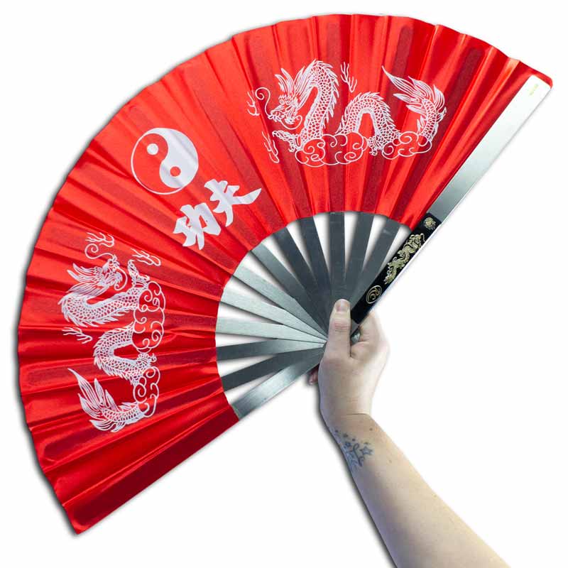 Red Steel Kung Fu Fan