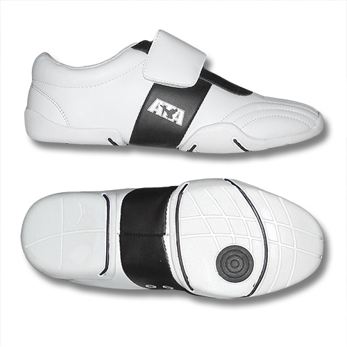 MUDOIN Taekwondo Shoes White Black Kick TKD Sparring Competition Pivot Sole MMA 