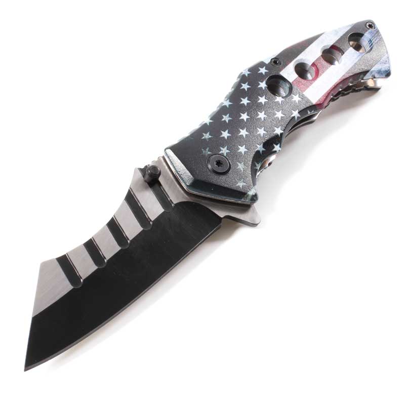 Rugged American Spring Assisted Knife
