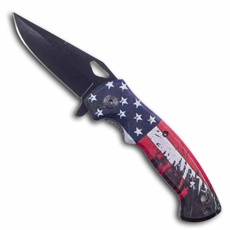 Rugged Patriot Spring Assisted Knife