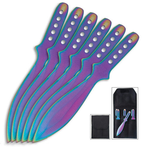 Shock Throwing Knives 6 Inch Throwing Knife Colored Throwing Knives