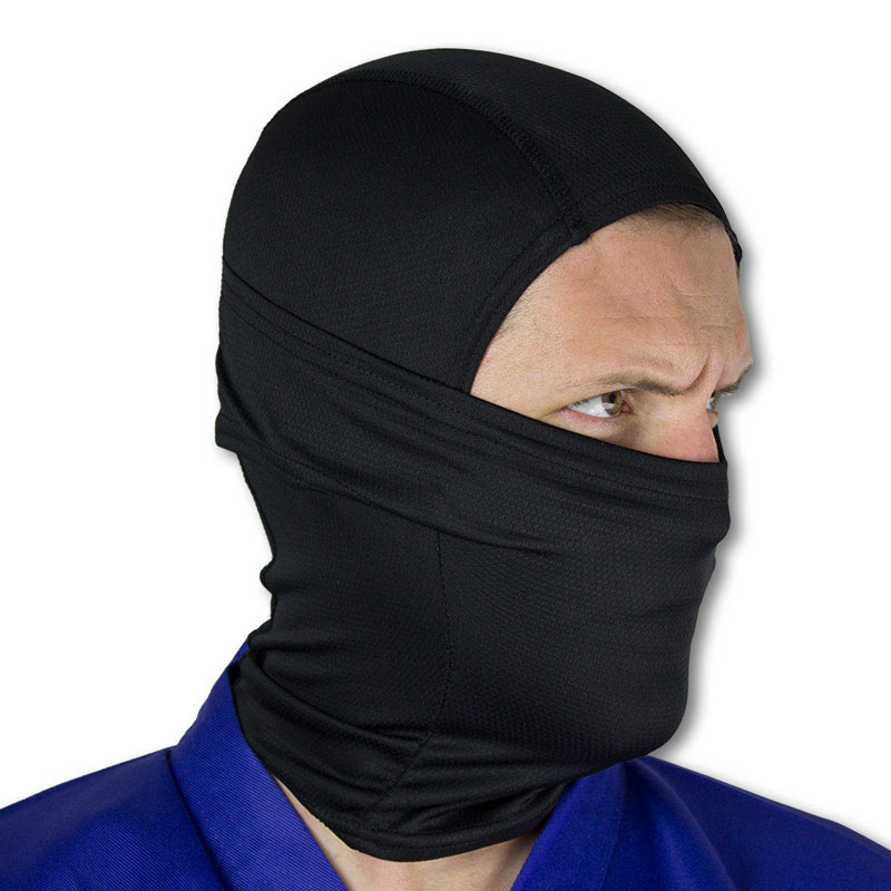 Solid Black Balaclava - Black Ninja Mask - Ninja Accessories ...