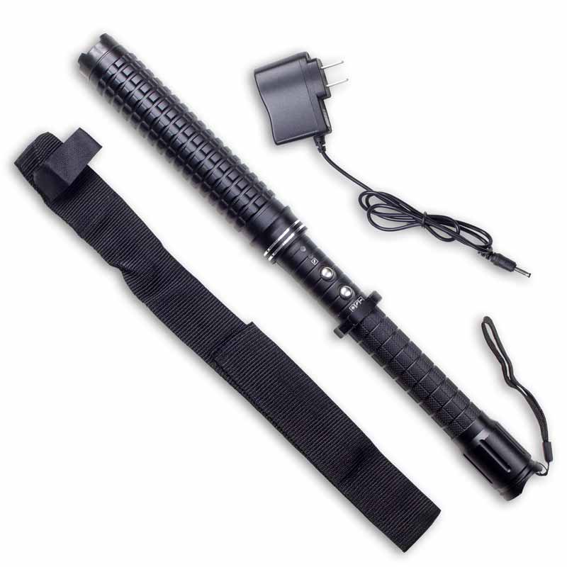 Tactical Stun Baton, Heavy Duty Black Taser, Hard Hitting Stun Gun