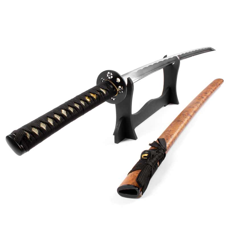 Hand Forge Katana High Carbon Steel Japanese Samurai Sword Cherry Blossom Sheath 