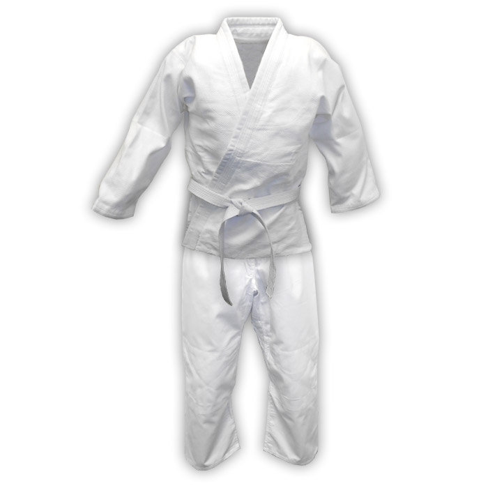 White Single Weave Judo Uniform