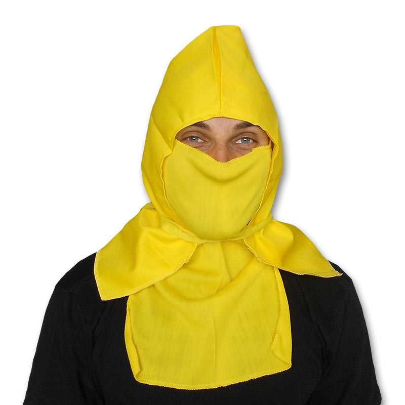 Yellow Ninja Hood and Mask