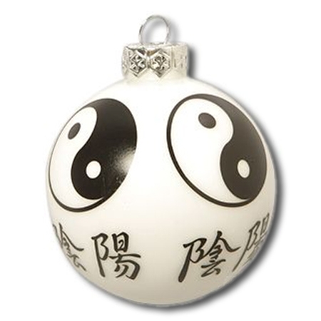 Yin Yang Christmas Ornament - Chinese Christmas Ornaments - Martial Yin Yang Christmas Ornament - Yin Yang Christmas Ornament - Chinese Christmas Ornaments - Martial