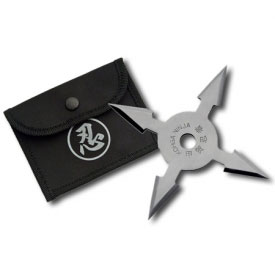 4 Point Silver Throwing Star