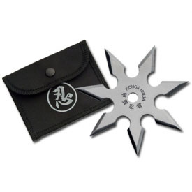 7 Point Silver Throwing Star