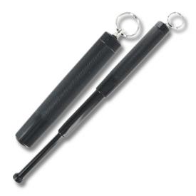 Black Extendable Baton Keychain