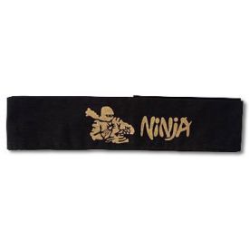 Black Ninja Warrior Headband