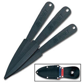 Carbon-Steel Throwing Knives