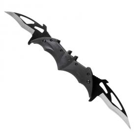 Dual Blade Folding Bat Knife