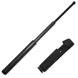25" Telescopic Stick Pocket Baton Self-Defense Retractable Outdoor With Holder 