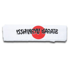 Isshinryu Headband 2 1/2" wide x 42" long 