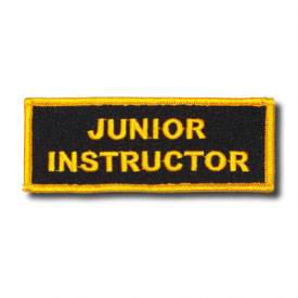 5.5" Junior Instructor Martial Arts Patch 