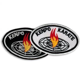 Sew On New Kenpo Karate Shield Patch 3.25" x 4" Iron On 