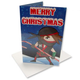 Ninja Christmas Card