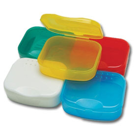 3 for price of one MOUTH GUARD CASE GREEN YELLOW RED 
