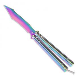 Rainbow Ronin Butterfly Knife