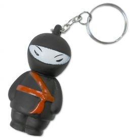 Rubber Ninja Keychain Toy