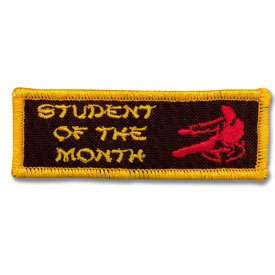 Karate Student of the Month Patch