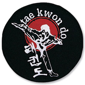 4" Taekwondo Martial Arts Patch 