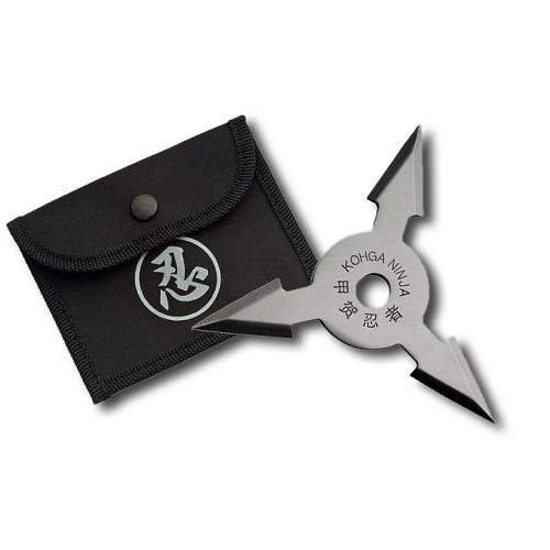 Tr Point Star 3 Point Silver Throwing Star - Ninja Throwing Stars - Tri Point Ninja Star